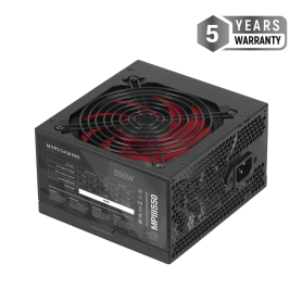 Alimentation ATX Mars Gaming MPIII - 550W (Noir/Rouge) GARANTIE 5ANS