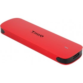 Boîtier SSD M2 NVMe USB-C 3.2 Tooq Rouge