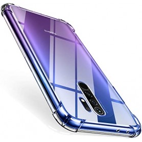 Coque Xiaomi Redmi 9 Silicone, avec 4 Coins Coussin d'air Transparent TPU Cover Antichoc Anti-Scratch Bumper Protection Case